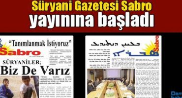 Süryani gazetesi Sabro yayına Başladı