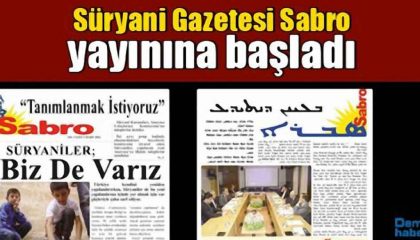 Süryani gazetesi Sabro yayına Başladı