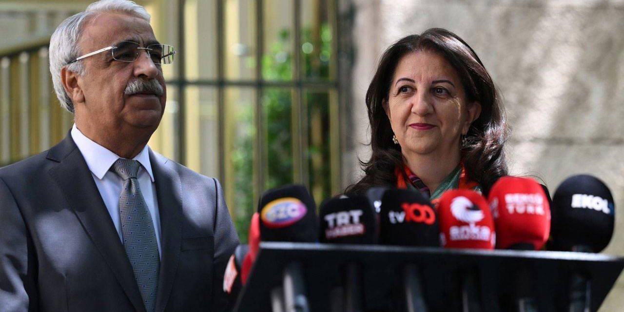 İmralı Heyeti PErvin Buldan ve Mithat Sancar