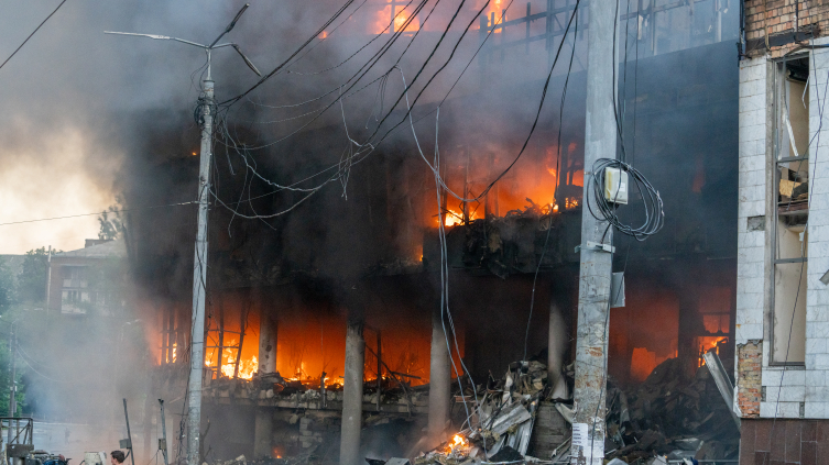 Rusya başkent Kiev'i vurdu - AA Fotoğraf: AA