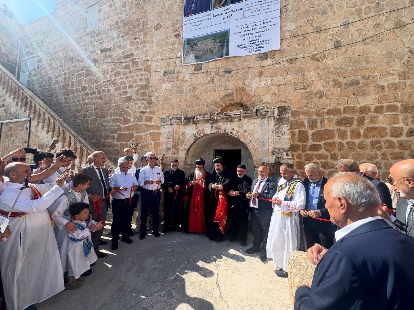 Mor Kuryakos Günü’nde çifte bayram: Tarihi kilise yeniden ibadete açıldı
